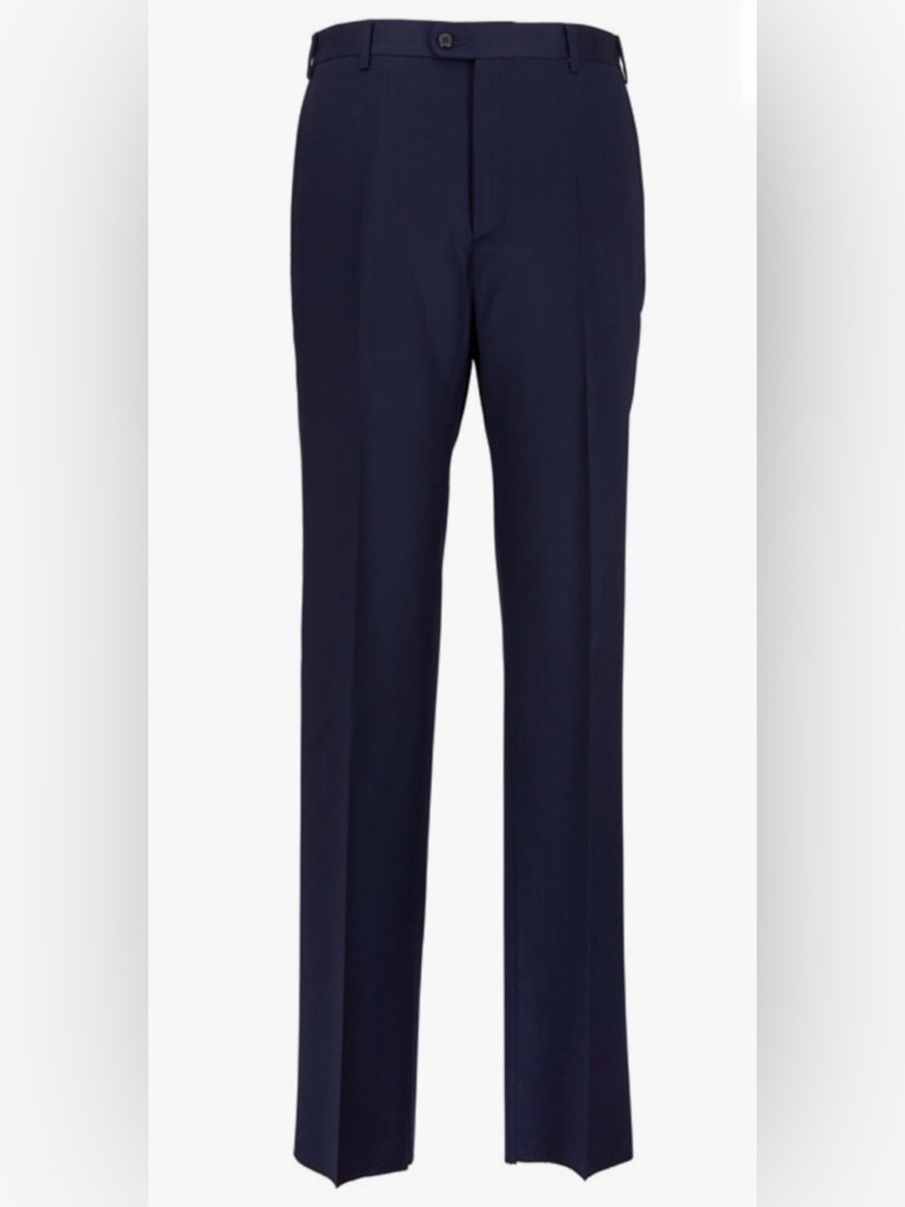 Zanella Todd Wool Navy Blue Flat Front Pants 40x34